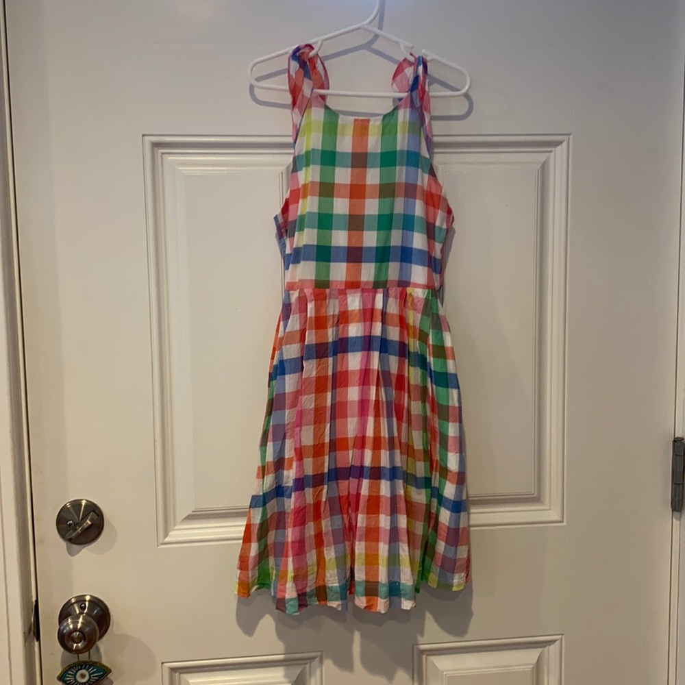 Crewcuts gingham dress size 7. Worn once.